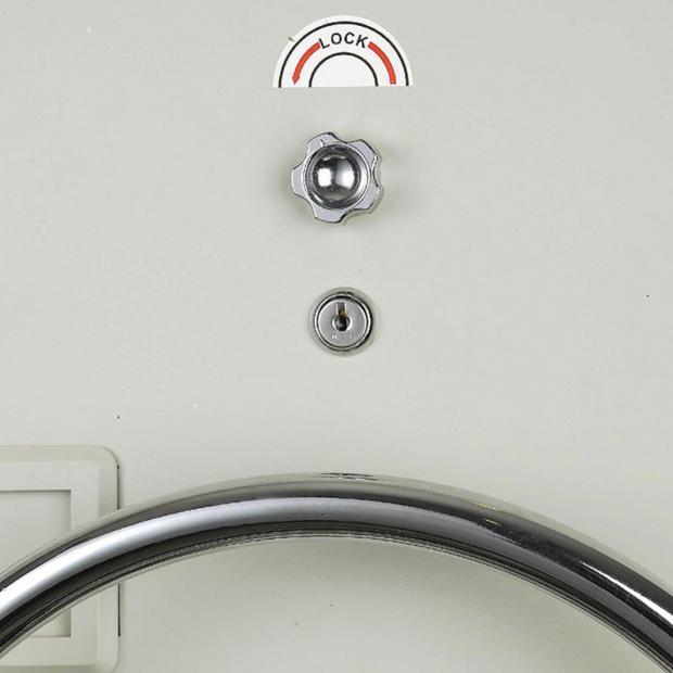 Central & Safety lock with visual indicator