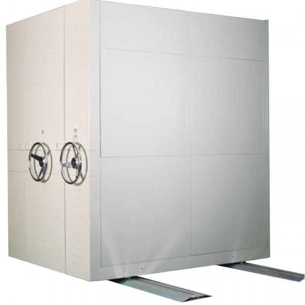 Mechanically Assisted Mobile Cabinet